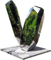 Камни полированная сталь арт-объект (517631) поставка  в Орске