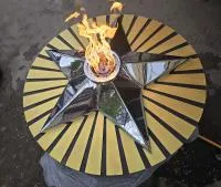 Решётка круг звезды (518198) поставка вечный огонь авторская  в Орске