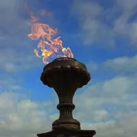 Газовая горелка апс (газ-контроль) (1629) сертификат - автомат вечный огонь ø 154 мм. ветроустойчивая  в Орске