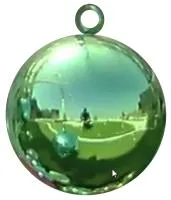 Шар ёлочный зелёный (518805) ∅ 450 мм. Орск