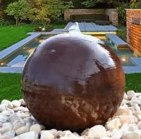 Сфера КОРТЕН - ШАР ФОНТАН 3D (518902) ∅ 850 мм. Орск 