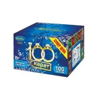 Батарея салютов 100 Карат Р7332 купить от производителя Русский Фейерверк — Орск