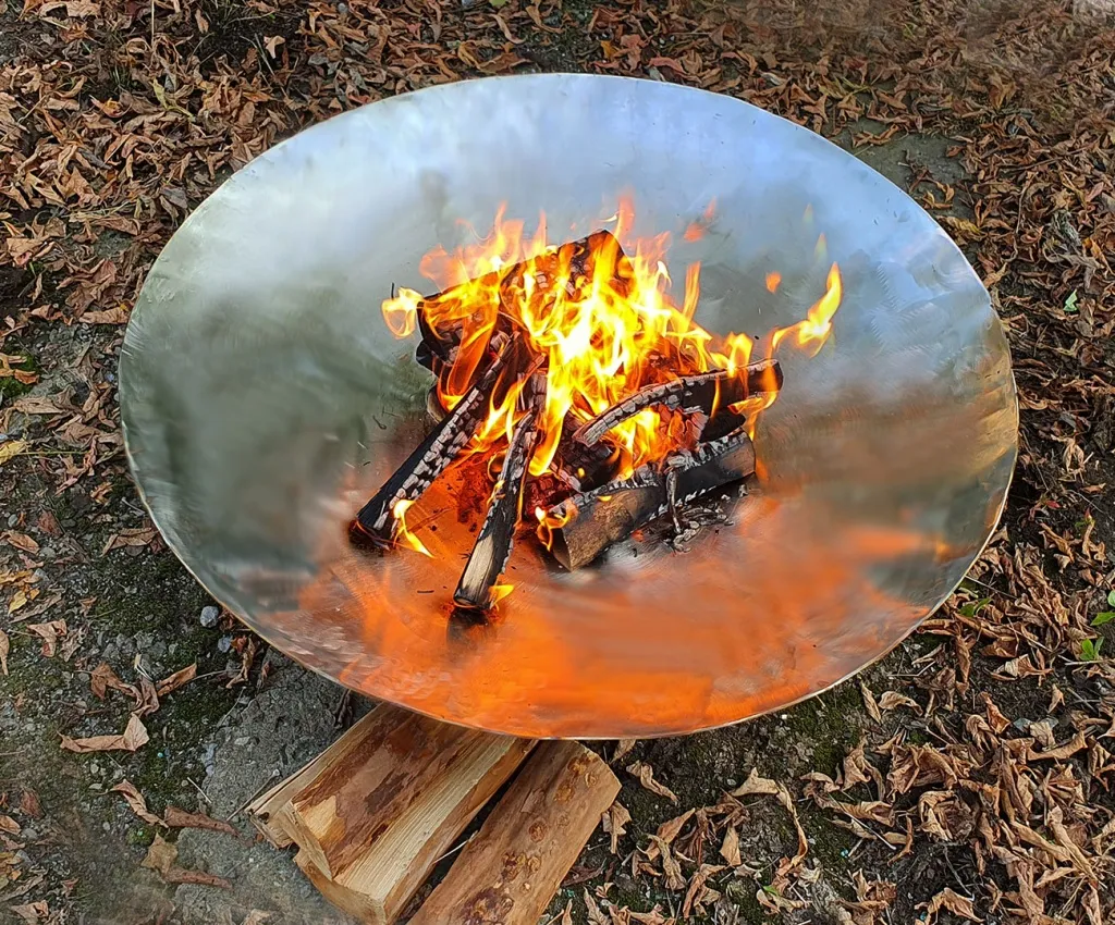 Чаша для костра из нержавеющей стали - диаметр 1 метр, толщина стенки 5 мм. на заказ в Орске 